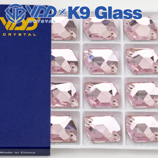 VDD 013 Siam Ocean Series - Cristales de imitación de vidrio sin fijación en caliente de alta calidad, piedras de estrás con parte posterior plana