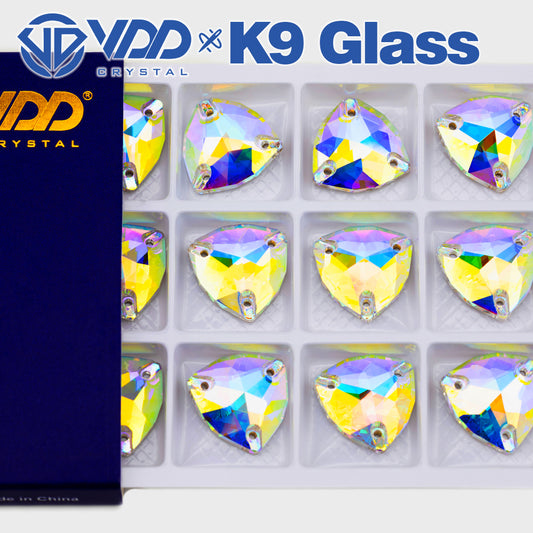 VDD 013 Siam Ocean Series - Cristales de imitación de vidrio sin fijación en caliente de alta calidad, piedras de estrás con parte posterior plana