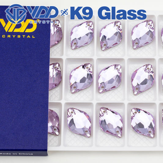 VDD 013 Siam Ocean Series - Cristales de imitación de vidrio sin fijación en caliente de alta calidad, piedras de estrás con parte posterior plana