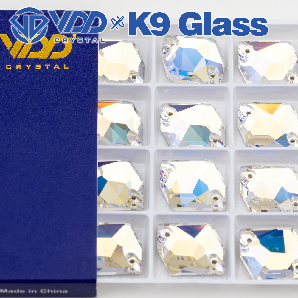 VDD S256 Moonlight Cosmic Top Quality K9 Glass Sew on Rhinestones Crystal Flatback Sewing Stones for Clothes Decorations