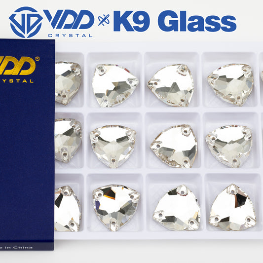 VDD 013 Siam Ocean Series - Cristales de imitación de vidrio sin fijación en caliente de alta calidad, piedras de estrás con parte posterior plana