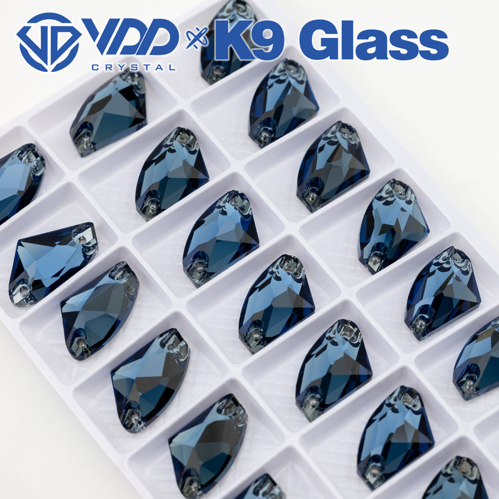 VDD S119 Montana Galactic Top Quality K9 Glass Sew on Rhinestones Crystal Flatback Sewing Stones for Clothes Decorations