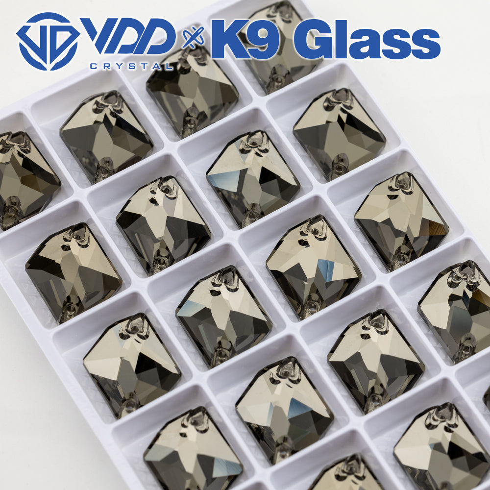 VDD S103 Black Diamond Cosmic Top Quality K9 Glass Sew on Rhinestones Crystal Flatback Sewing Stones for Clothes Decorations