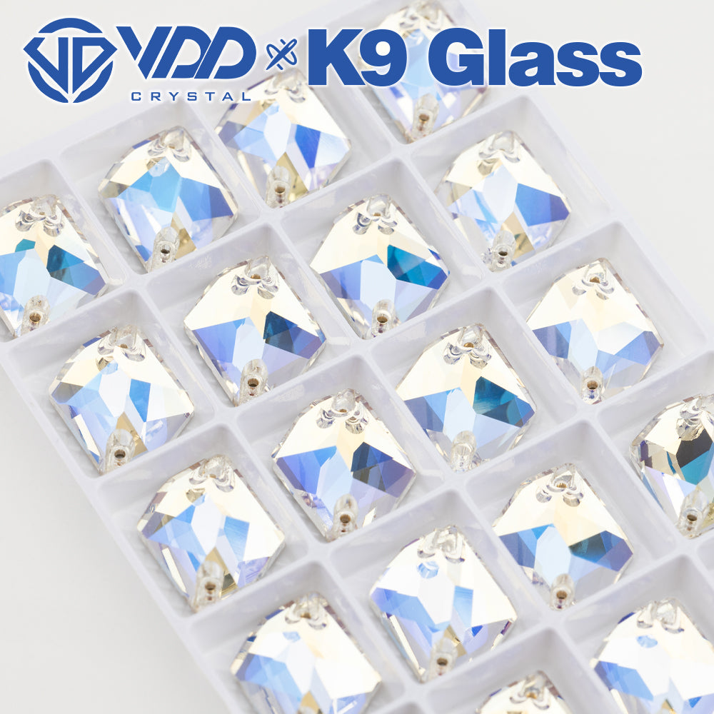 VDD S256 Moonlight Cosmic Top Quality K9 Glass Sew on Rhinestones Crystal Flatback Sewing Stones for Clothes Decorations