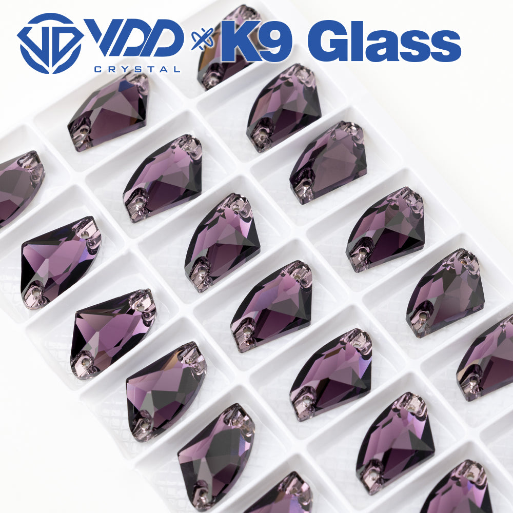 VDD S120 Tanzanite Galactic Top Quality K9 Glass Sew on Rhinestones Crystal Flatback Sewing Stones for Clothes Decorations