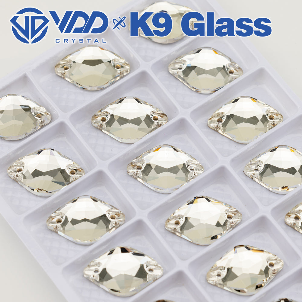 VDD S101 Crystal Lemon Top Quality K9 Glass Sew on Rhinestones Crystal Flatback Sewing Stones for Clothes Decorations