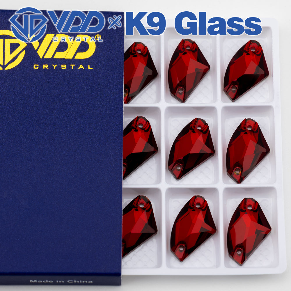 VDD S110 Garnet Galactic Top Quality K9 Glass Sew on Rhinestones Crystal Flatback Sewing Stones for Clothes Decorations