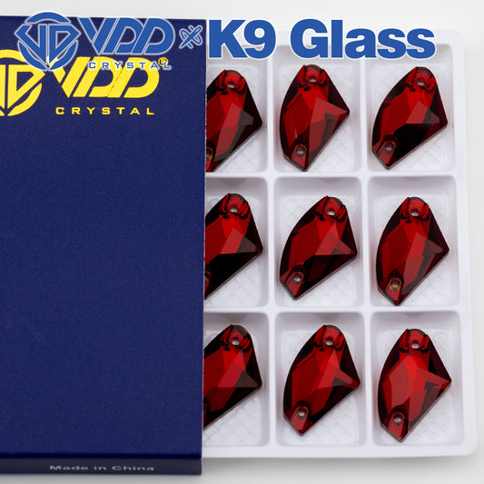 VDD S110 Garnet Galactic Top Quality K9 Glass Sew on Rhinestones Crystal Flatback Sewing Stones for Clothes Decorations