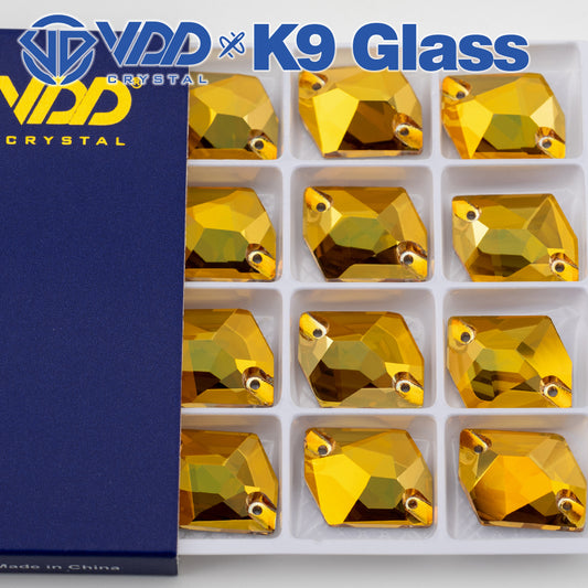 VDD S258 Sunshine Cosmic Top Quality K9 Glass Sew on Rhinestones Crystal Flatback Sewing Stones for Clothes Decorations
