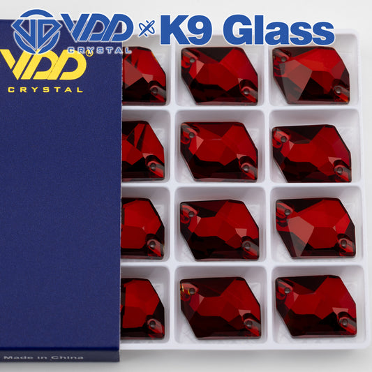 VDD S110 Garnet Cosmic Top Quality K9 Glass Sew on Rhinestones Crystal Flatback Sewing Stones for Clothes Decorations