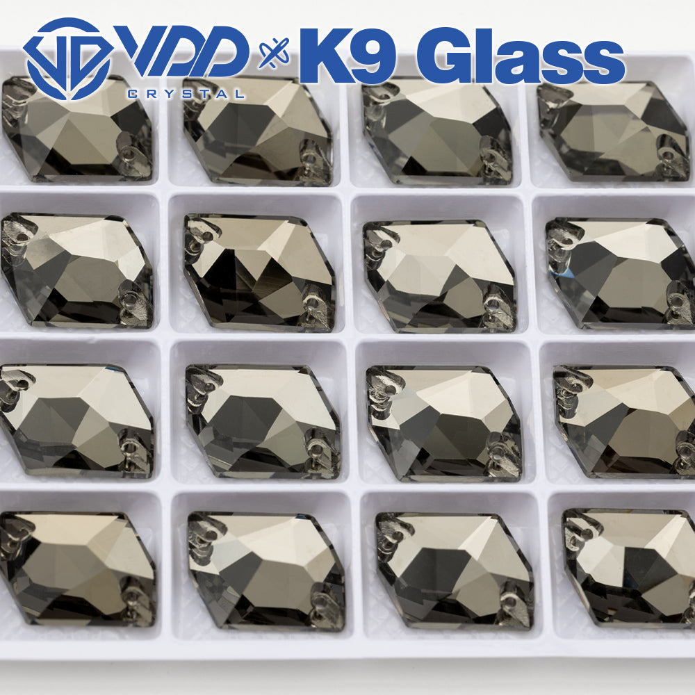 VDD S103 Black Diamond Cosmic Top Quality K9 Glass Sew on Rhinestones Crystal Flatback Sewing Stones for Clothes Decorations