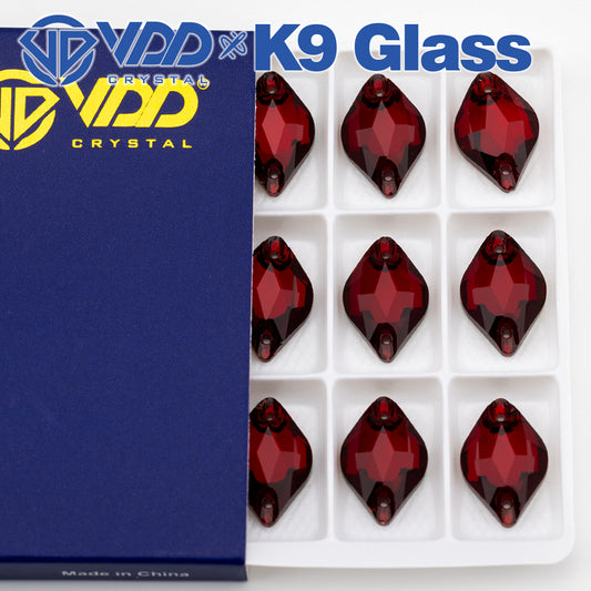 VDD S110 Garnet Lemon Top Quality K9 Glass Sew on Rhinestones Crystal Flatback Sewing Stones for Clothes Decorations