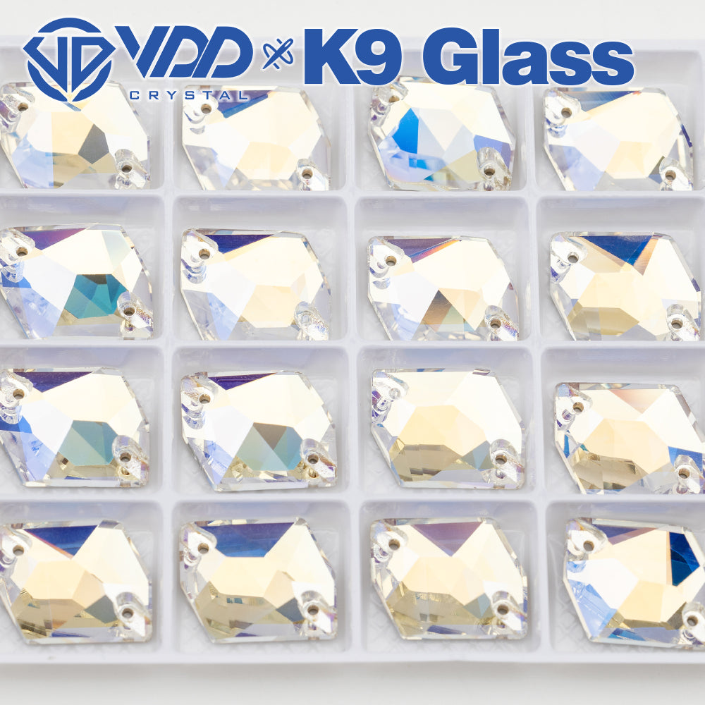 VDD S256 Moonlight Cosmic Top Quality K9 Glass Sew on Rhinestones Crystal Flatback Sewing Stones for Clothes Decorations