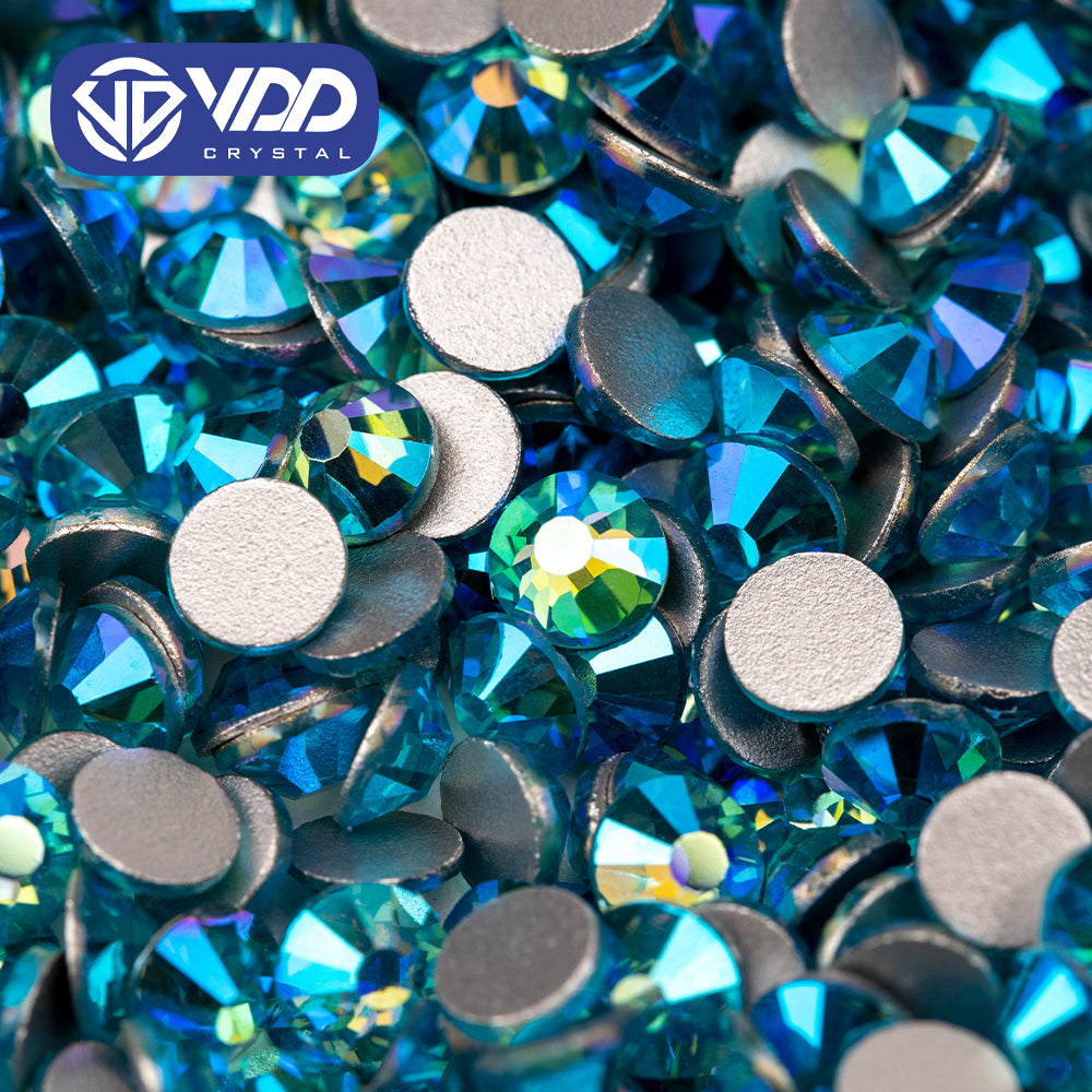 Vdd Rhinestone VDD 075 Aquamarine AB Non-hotfix Rhinestones High Quality Glass Crysta ...