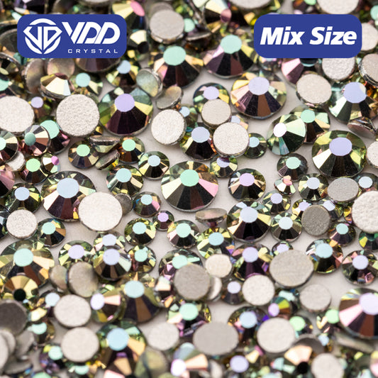 VDD 172 Metal Magic Wholesale Mix Size SS6-SS20 High Quality Glass Rhinestone Crystal Flatback Stones DIY Crafts Nail Art Decoration
