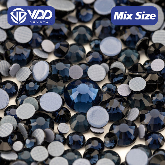 VDD 031 Montana Wholesale SS6-SS30 Hotfix Mix Size Glass Rhinestone Crystal Flat Back High Quality Strass Stones For DIY Clothes Accessories