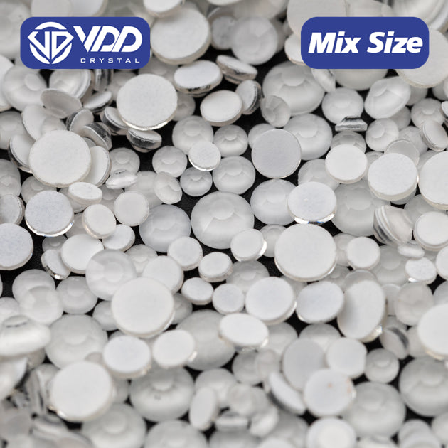 VDD 280 M Grey White Mix Size SS6-SS20 Non-hotfix Rhinestones High Quality Glass Crystal Flatback Strass Stones KKmix-K163