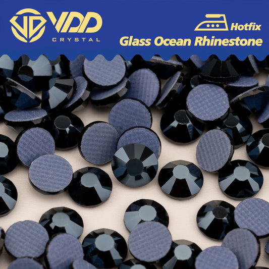 VDD 171 Metallic Dark SS6-SS30 Hot-Fix Glass Crystal Rhinestones Flatback Strass Stones For DIY Clothes Garment Decorations