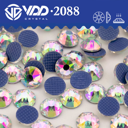 VDD 222 Spring Bloom SS16-SS30 High Quality Hot-Fix Glass 2088 Rhinestones Crystal Flatback 8 Big 8 Small DIY Clothes Decoration