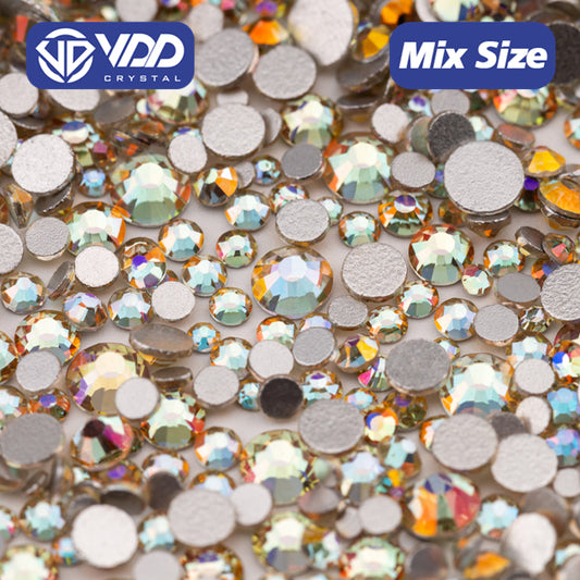 VDD 350 Magma-Moon Wholesale Mix Size SS6-SS20 High Quality Glass Rhinestone Crystal Flatback Stones DIY Crafts Nail Art Decoration