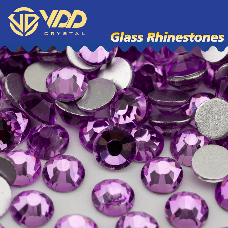 VDD 136 Lavender SS4-SS30 Non-hotfix Rhinestones High Quality Glass Crystal Flatback Strass Stones YZ-136