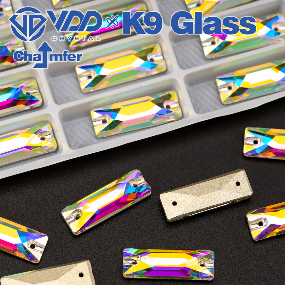 VDD 013 Siam Ocean Series - Cristales de imitación de vidrio sin fijación en caliente de alta calidad, piedras de estrás con parte posterior plana
