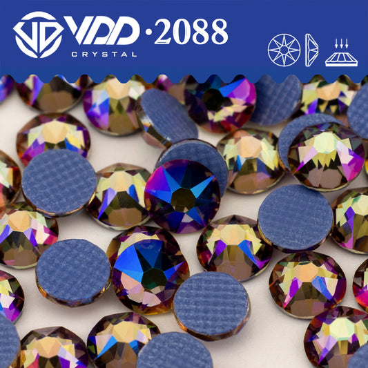 VDD 224 Ghost Dream SS16-SS30 High Quality Hot-Fix Glass 2088 Rhinestones Crystal Flatback 8 Big 8 Small DIY Clothes Decoration