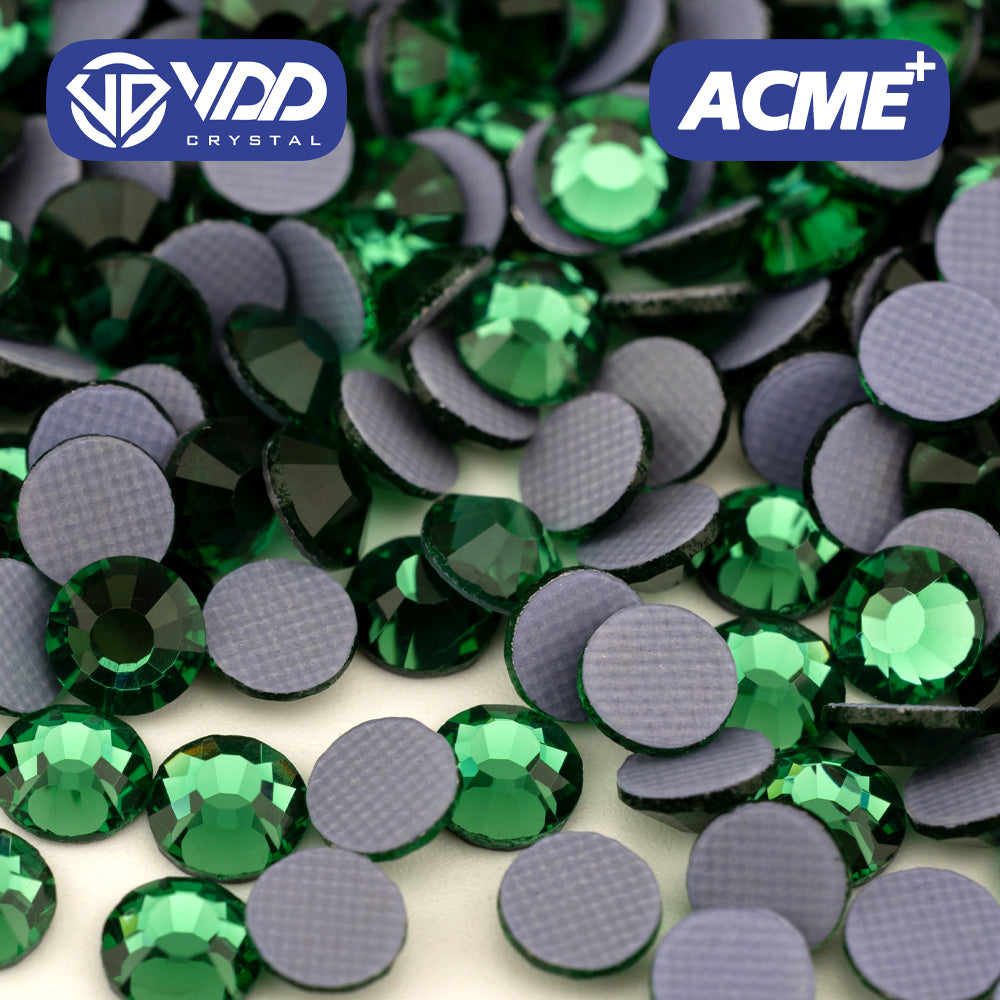 Vdd Rhinestone VDD 051 Pine Green ACME+ Hot-Fix Rhinestones High Quality AAAAA Glass ...
