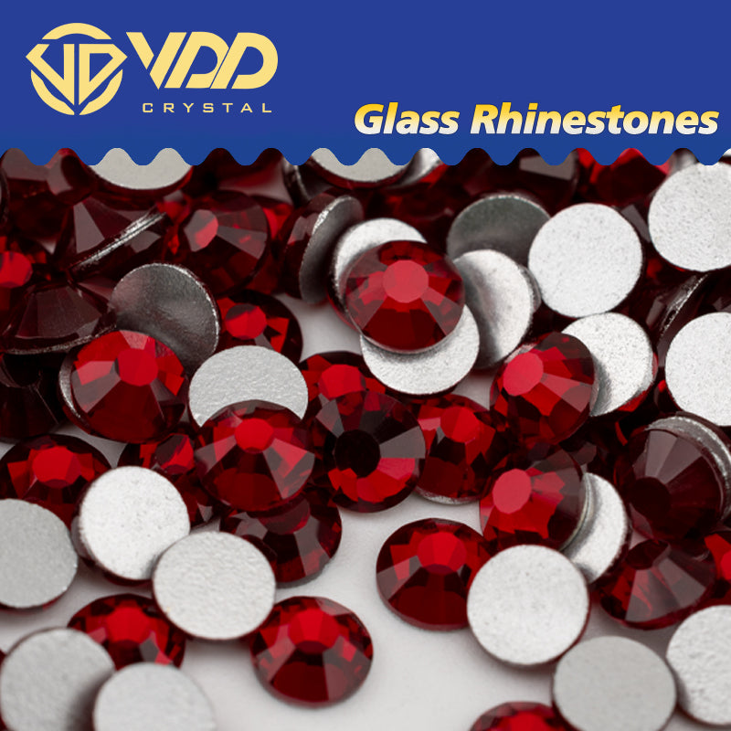 VDD 014 Garnet Non-hotfix Rhinestones High Quality Glass Crystal Flatback Strass Stones YZ-014