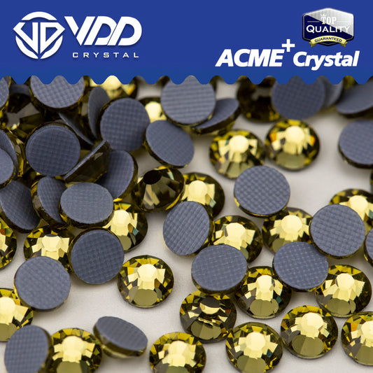 VDD 023 Khaki ACME+Series AAAAA Top Quality Hot-Fix Glass Crystal Rhinestones Flatback Strass Stones