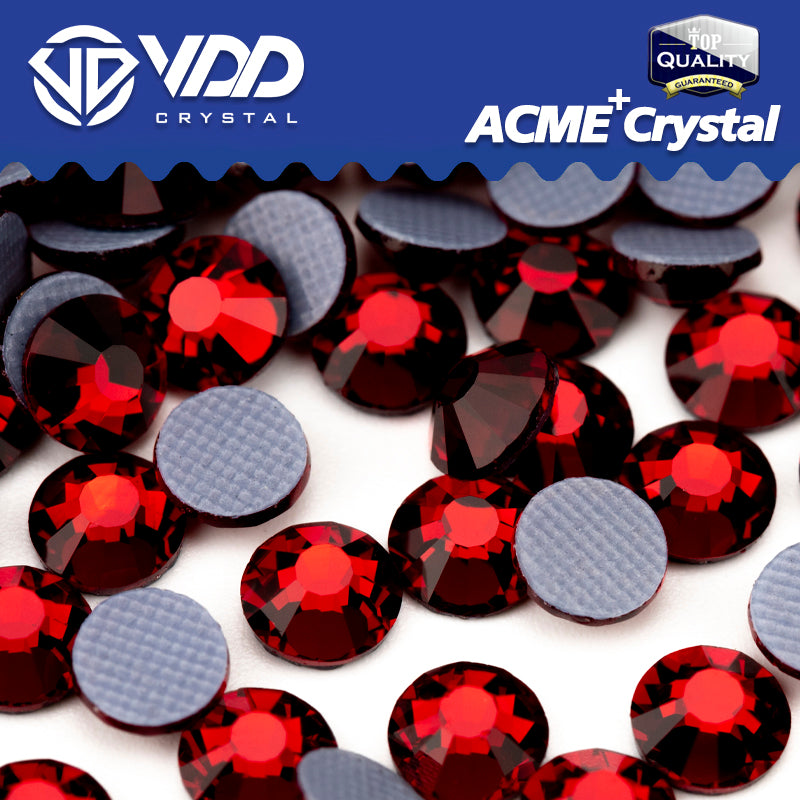 VDD 014 Garnet  ACME+Series AAAAA Top Quality Hot-Fix Glass Crystal Rhinestones Flatback Strass Stones