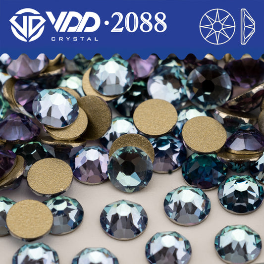 VDD 226 Celeste SS16-SS30 High Quality 2088 Rhinestones Crystal 8 Big 8 Small Flatback Stones For DIY Crafts Nail Art Decoration