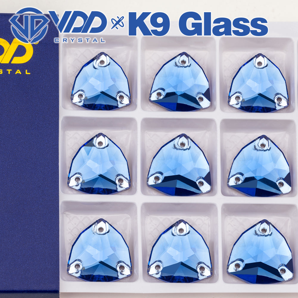 VDD Trilliant S117 Royal Blue K9 Glass Sew On Rhinestones High Quality AAAAA Crystal Flatback Sewing Strass Stones DB-S117