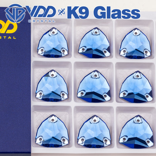 VDD Trilliant S117 Royal Blue K9 Glass Sew On Rhinestones High Quality AAAAA Crystal Flatback Sewing Strass Stones DB-S117