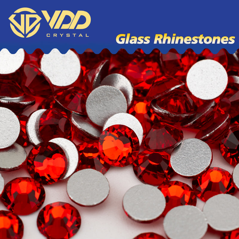 VDD 013 Siam Non-hotfix Rhinestones High Quality Glass Crystal Flatback Strass Stones YZ-013