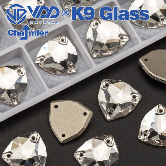 VDD Trilliant K9 Glass Sew on Rhinestones Sewing Clear Crystal Flatback Glitter Stone Fabric Garment Accessories Wedding Dress