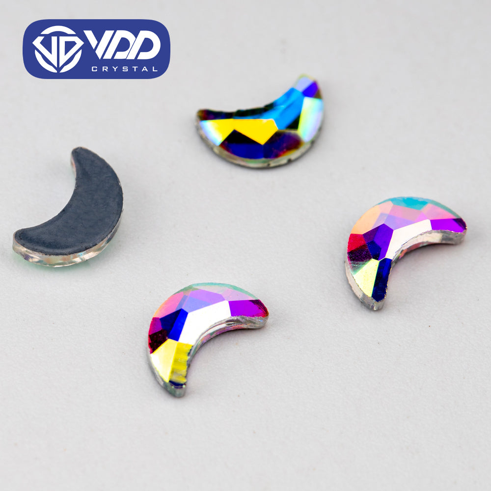 VDD 2205-3x6mm Wholesale 1440Pcs Rectangle Glass Rhinestones Crystal AB Flatback HotFix Strass Shape 3D Stones For Nail Art DIY Decorations