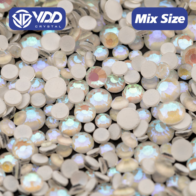 VDD 300 D Grey Mix Size SS6-SS20 Non-hotfix Rhinestones High Quality Glass Crystal Flatback Strass Stones KKmix-K172