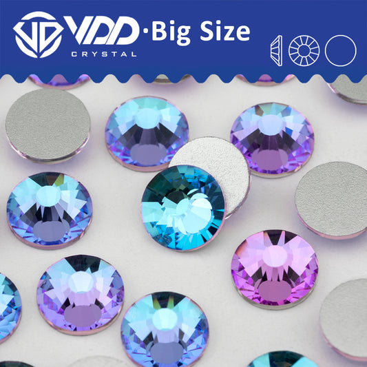 VDD 246 Fairy Violet  SS34-SS50 Non-hotfix Rhinestones High Quality Glass Crystal Flatback Strass Stones