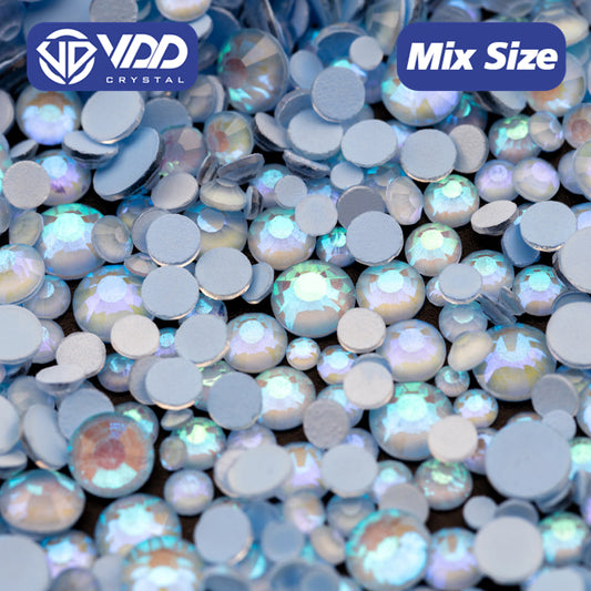 VDD 303 D Blue Wholesale New Neon Color Mix Size SS6-SS20 Glass Rhinestones Crystal High Quality Flatback Stones DIY Nail Art Decorations