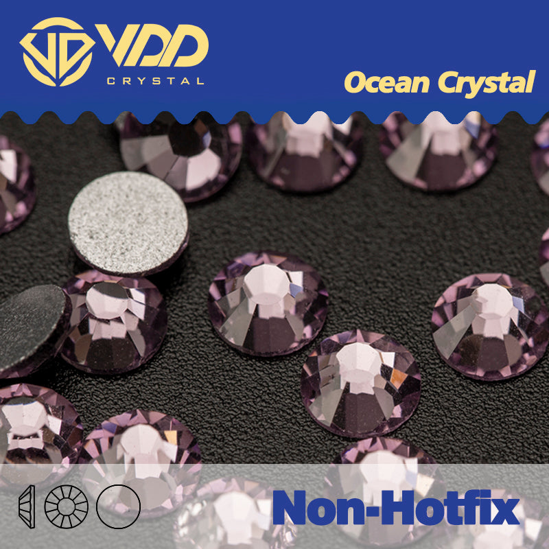 VDD 032 Light Amethyst Non-hotfix Rhinestones High Quality Glass Cryst ...