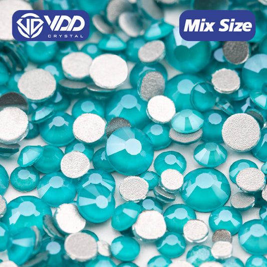 VDD 141 MRD-Lake Blue Mix Size SS6-SS20 High Quality Glass Rhinestones Crystal Flatback Glitter Stones Nail Art DIY Crafts Decorations