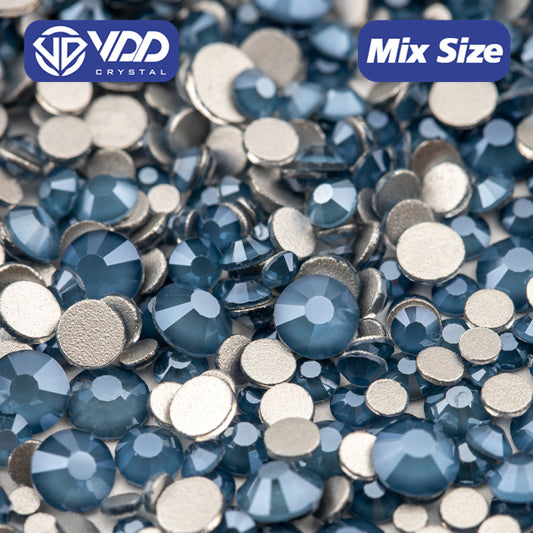VDD 142 MRD-Montana  Mix Size SS6-SS20 High Quality Glass Rhinestones Crystal Flatback Glitter Stones Nail Art DIY Crafts Decorations