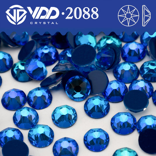 VDD 362 NOS-Cobalt SS16-SS30 High Quality AAAAA 2088 8 Big 8 Small Rhinestone Flatback Glitter Stone Crafts Nail Art Accessories
