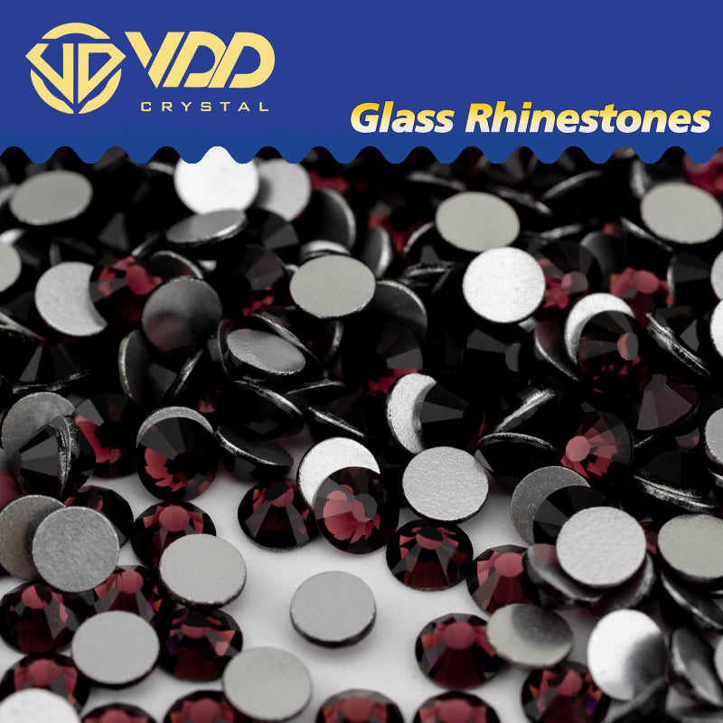 VDD 033 Amethyst Non-hotfix Rhinestones High Quality Glass Crystal Flatback Strass Stones YZ-033