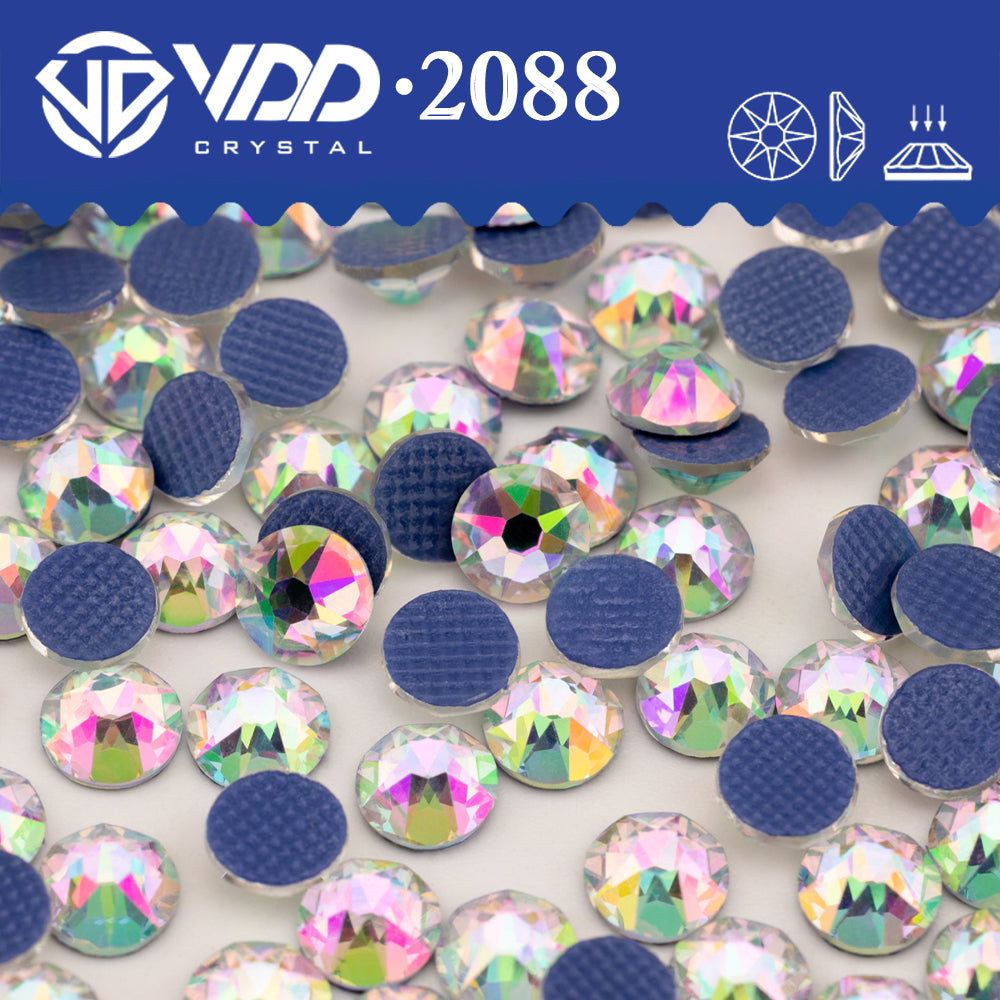 VDD 222 Spring Bloom SS16-SS30 High Quality Hot-Fix Glass 2088 Rhinestones Crystal Flatback 8 Big 8 Small DIY Clothes Decoration