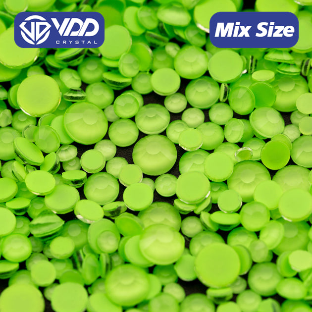VDD 322 Rococo-Lt.Green Mix Size SS6-SS20 Non-hotfix Rhinestones High Quality Glass Crystal Flatback Strass Stones KKmix-K151