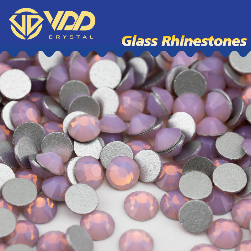 VDD 047 Pink Opal Non-hotfix Rhinestones High Quality Glass Crystal Flatback Strass Stones YZ-047