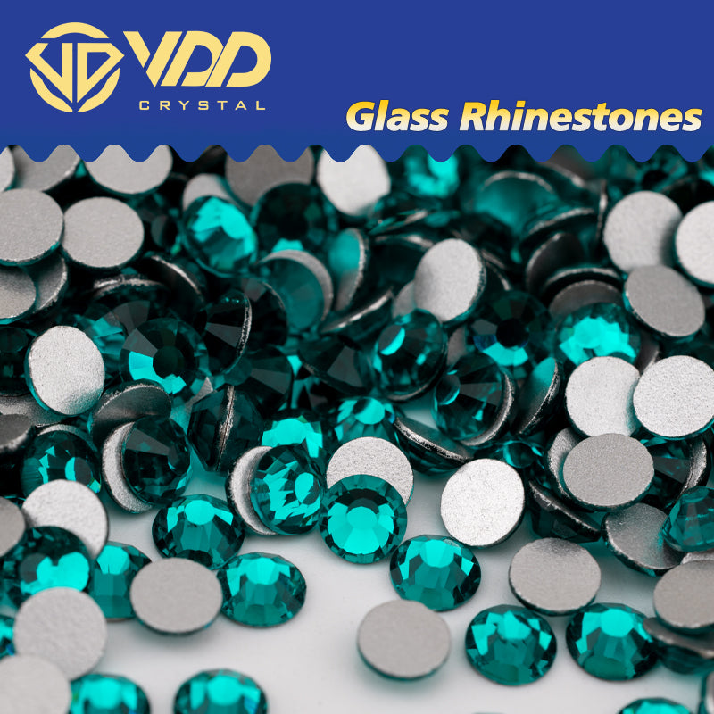 VDD 026 Blue Zircon Non-hotfix Rhinestones High Quality Glass Crystal Flatback Strass Stones YZ-026