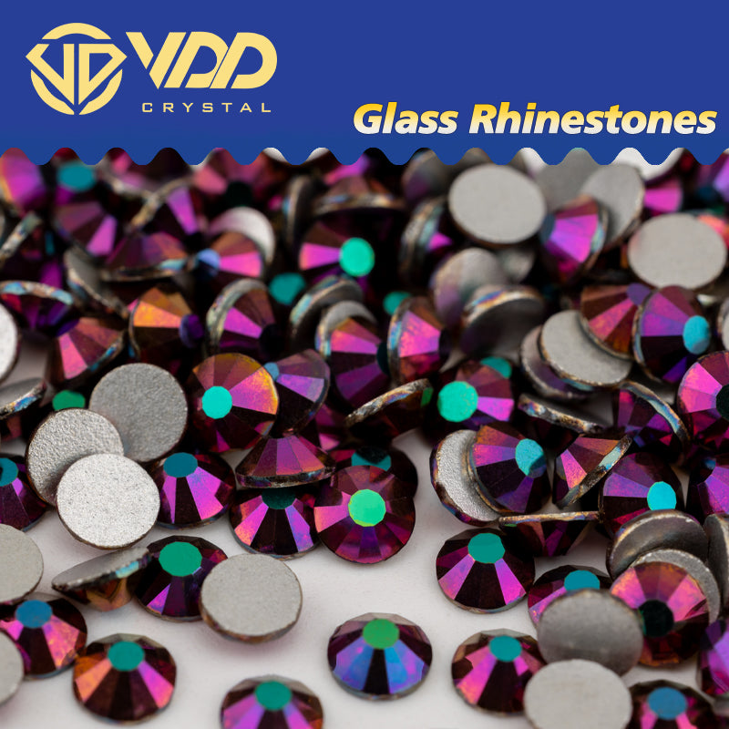 VDD 070 Magic Rose Non-hotfix Rhinestones High Quality Glass Crystal Flatback Strass Stones YZ-070